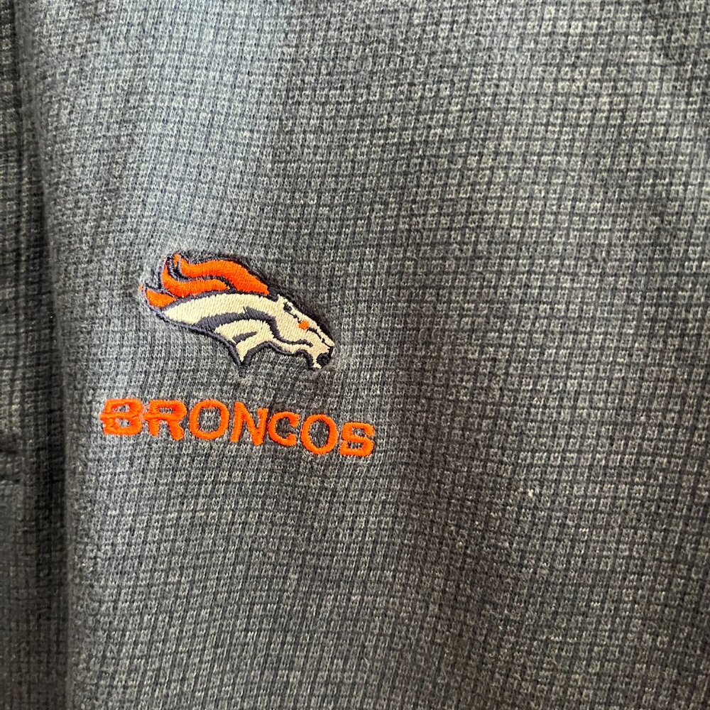 Denver Broncos NFL Blue Polo Short Sleeve Shirt Mens‎ Size Med - Picture 2 of 6